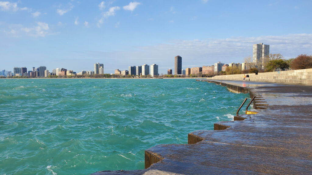The Montrose Ledge Seawall at Montrose Point