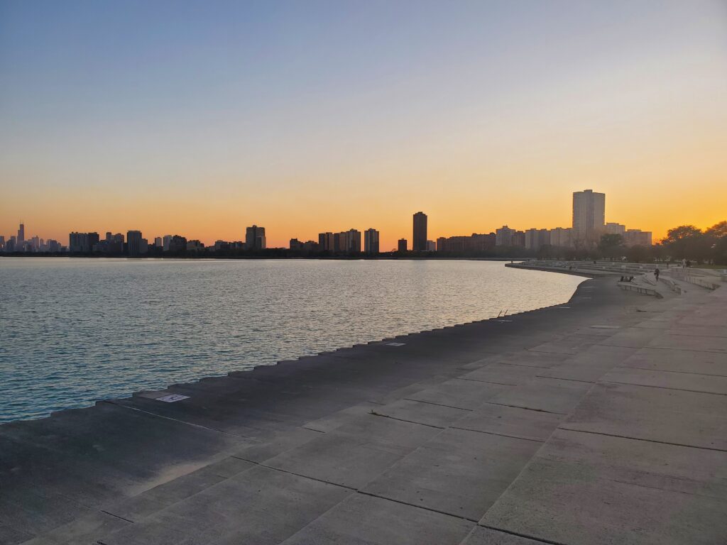 Montrose ledge sunset