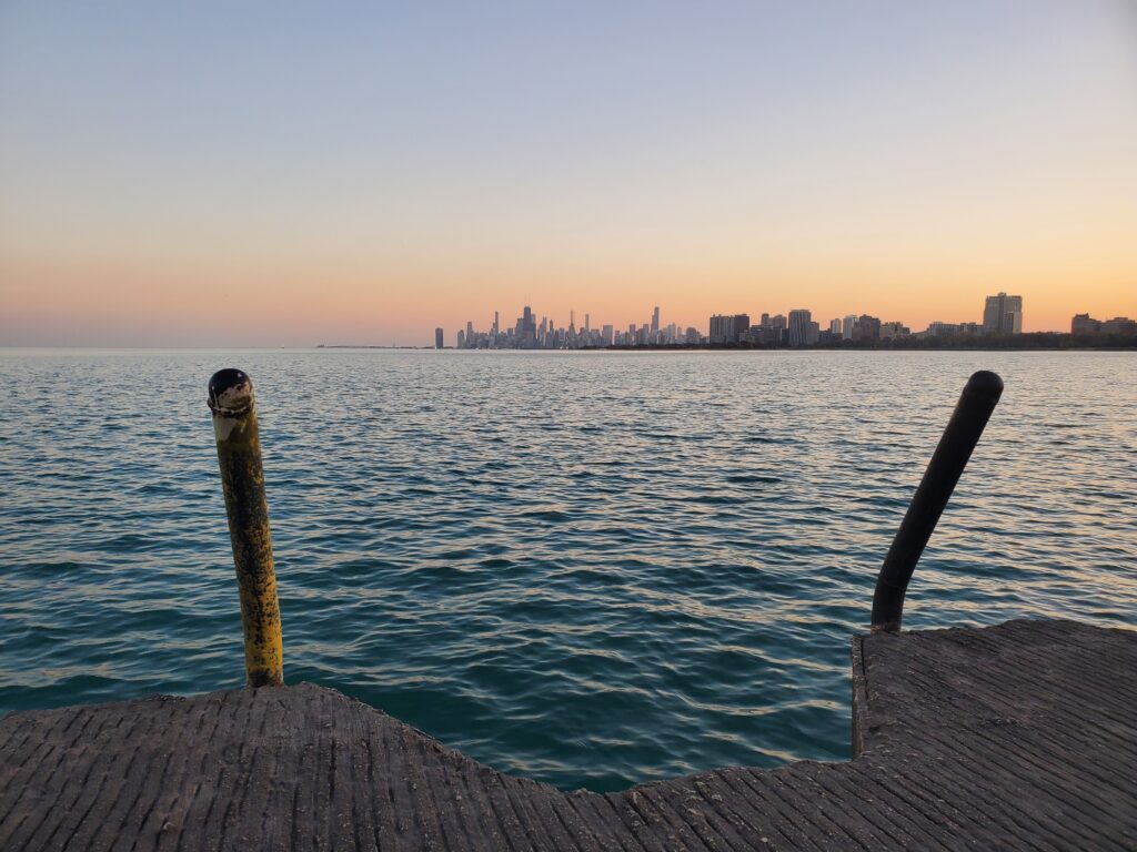 Montrose ledge ladder on the seawall