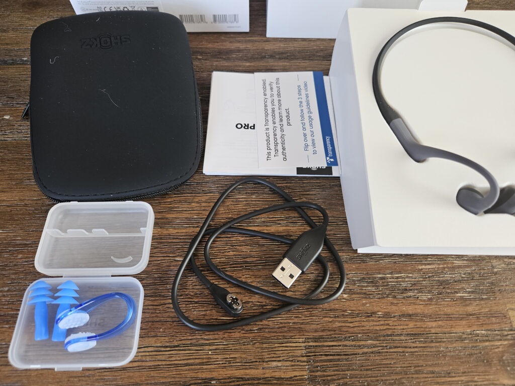 Unboxing the Shokz OpenSwim Pro
